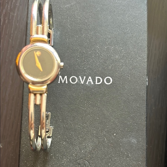 Movado Accessories - Movado Silver Minimalist Bangle Watch